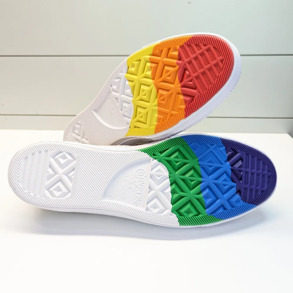 Converse One Star Low Pride Family Unity Leather Casual Sneakers Size Men's 11